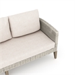 New Classic Furniture Carezza 5-Piece Wood/Wicker Patio Set in Taupe