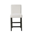 New Classic Furniture High Line 5-piece Wood Counter Table Set in White
