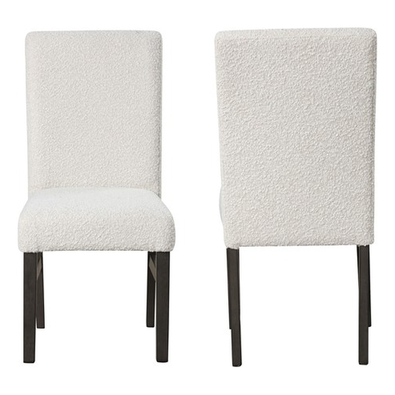 New Classic Furniture High Line Wood Dining Chair in White (Set of 2)