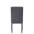 New Classic Furniture High Line 5-piece Wood Dining Table Set in Gray