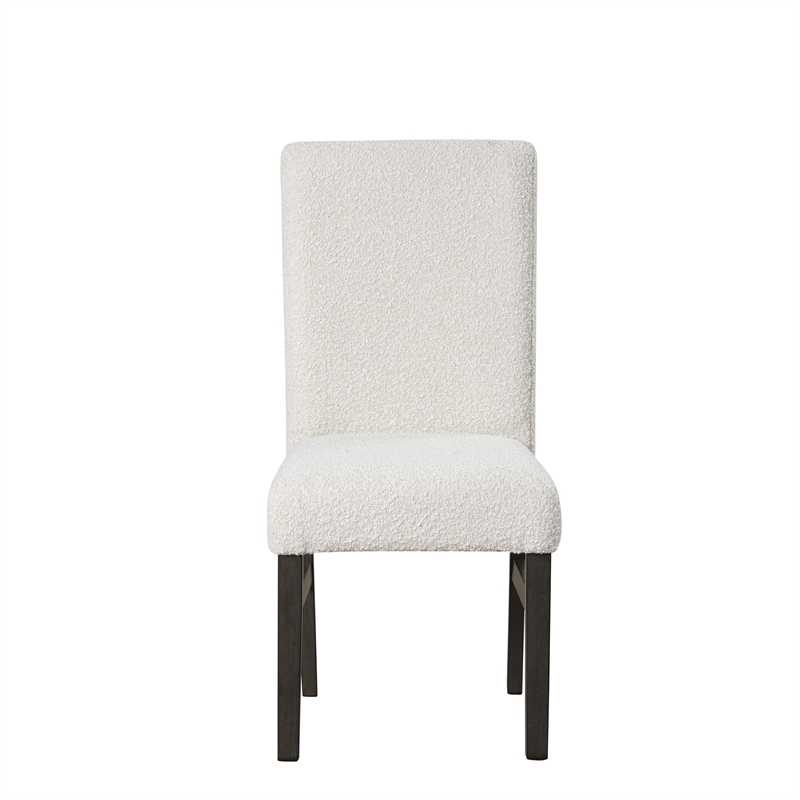 New Classic Furniture High Line 5-piece Wood Dining Table Set in White