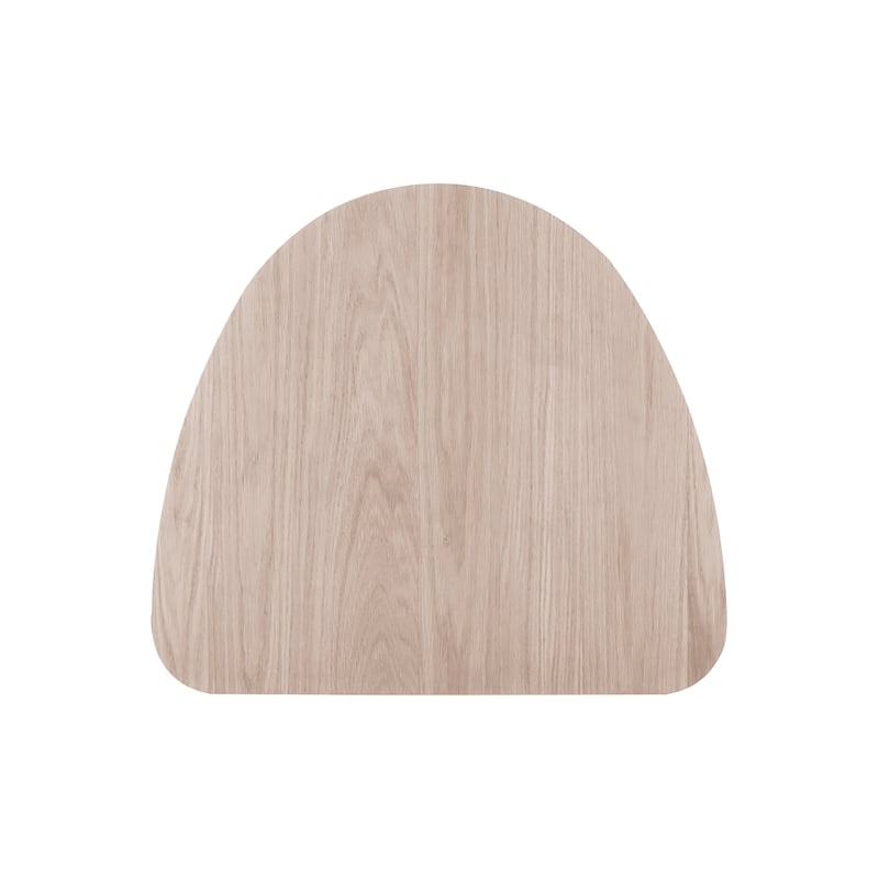 New Classic Furniture Oscar Wood Corner Dining Table in White Ash