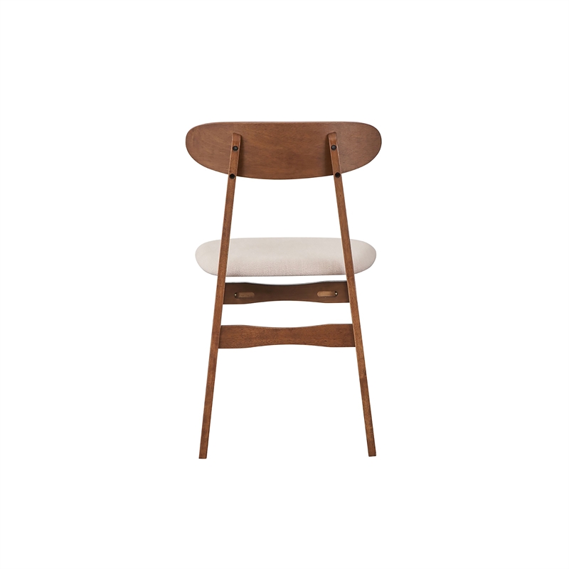 New Classic Furniture Morocco 7-Piece Mid-Century Wood Dining Set in Natural