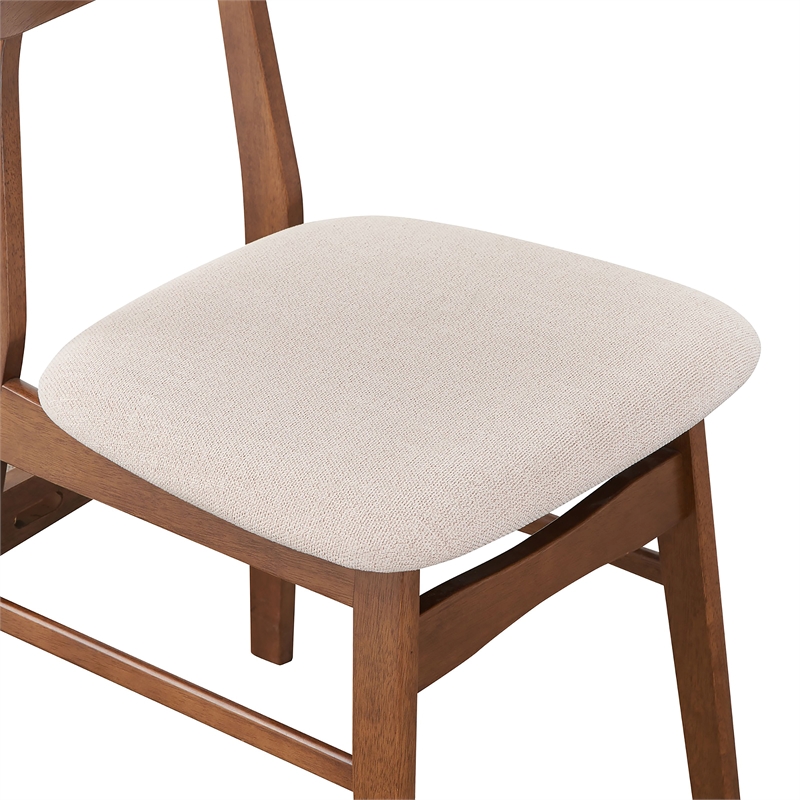 New Classic Furniture Morocco Wood Dining Chair in Natural (Set of 2)