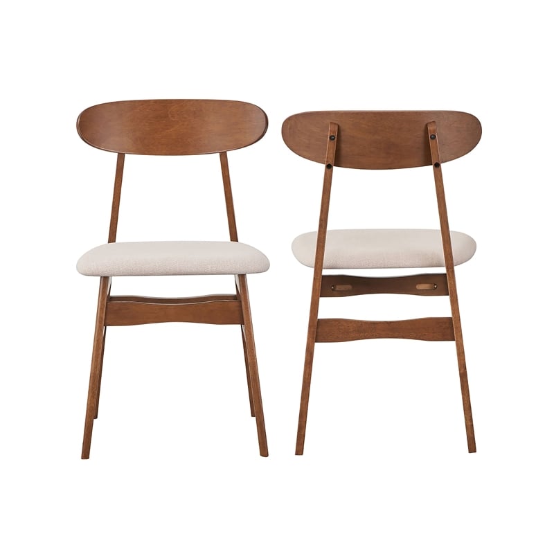 New Classic Furniture Morocco Wood Dining Chair in Natural (Set of 6)