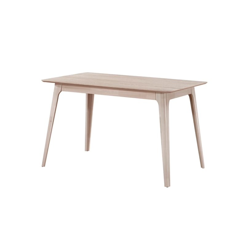 New Classic Furniture Oscar 5-piece Wood Counter Dining Set in White Ash