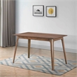 New Classic Furniture Oscar Wood Counter Height Table in Walnut
