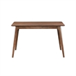 New Classic Furniture Oscar Wood Counter Height Table in Walnut