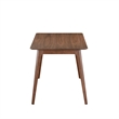 New Classic Furniture Oscar Wood Counter Height Table in Walnut