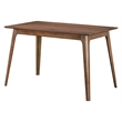 New Classic Furniture Oscar Wood Counter Height Table in Walnut