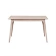 New Classic Furniture Oscar Wood Counter Height Table in White Ash