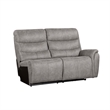 New Classic Furniture Kamari 3-Piece Fabric Power Sectional Set in Gray