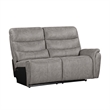New Classic Furniture Kamari 3-Piece Fabric Manual Sectional Set in Gray
