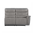 New Classic Furniture Kamari 3-Piece Fabric Manual Sectional Set in Gray