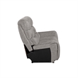 New Classic Furniture Kamari 3-Piece Fabric Manual Sectional Set in Gray