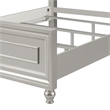 New Classic Furniture Reflections Wood Upholstered Queen Bed in Silver
