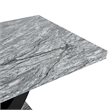 New Classic Furniture Lyra 7-Piece Wood Dining Table Set in Gray
