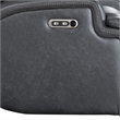 New Classic Furniture Titan Faux Leather Power Glider Recliner in Gray
