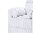 New Classic Furniture Embrace Fabric Swivel Accent Chair in White