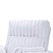 New Classic Furniture Embrace Fabric Swivel Accent Chair in White