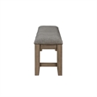 New Classic Furniture Harrisburg Wood Dining Bench in Walnut