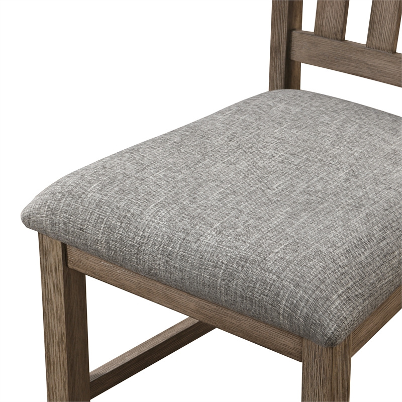 New Classic Furniture Harrisburg 6-Piece Wood Dining Set in Walnut