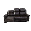 New Classic Furniture Kellen 2-Piece Faux Leather Manual Living Room Set - Brown