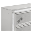 New Classic Furniture Stardust Wood 2-Drawer Nightstand in White
