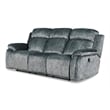 New Classic Furniture Tango 2-Piece Fabric Power Living Room Set in Shadow Gray