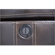 New Classic Furniture Kellen 2-Piece Faux Leather Power Living Room Set in Brown
