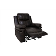 New Classic Furniture Kellen 3-Piece Faux Leather Manual Living Room Set - Brown