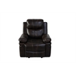 New Classic Furniture Kellen 3-Piece Faux Leather Manual Living Room Set - Brown