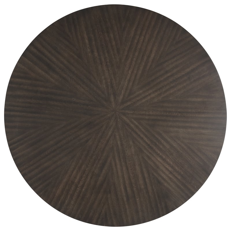 new classic furniture chestnut ridge 47&quot wood round dining table in brown