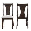 New Classic Furniture Chestnut Ridge Wood Dining Chair in Brown (Set of 2)