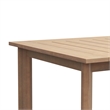 New Classic Furniture Wesley Wood Patio Dining Table with Leaf in Natural