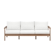 New Classic Furniture Ashton 2-Piece Wood Patio Conversation Set in Natural