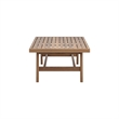 New Classic Furniture Ashton Wood Patio Coffee Table in Natural