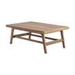 New Classic Furniture Ashton Wood Patio Coffee Table in Natural