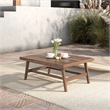 New Classic Furniture Ashton Wood Patio Coffee Table in Natural