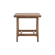 New Classic Furniture Ashton Wood Patio End Table in Natural