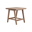 New Classic Furniture Ashton Wood Patio End Table in Natural