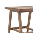 New Classic Furniture Ashton Wood Patio End Table in Natural