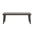 New Classic Furniture Genova Aluminum Patio Coffee Table in Brown