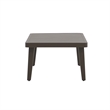 New Classic Furniture Genova Aluminum Patio Coffee Table in Brown