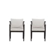 New Classic Furniture Moana 7-Piece Aluminum Patio Dining Set in Brown/Ivory