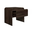 New Classic Furniture Mara 2-Piece Wood End Table/Bedside Table in Walnut