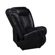 New Classic Furniture Orion II 3-Pc Faux Leather Power Sectional in Black