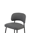 New Classic Furniture Blythe Metal/Vegan Leather Counter Chair in Gray (2 pcs)