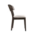 New Classic Furniture Rex 7 Pcs Wood Round Dining Set with Leaf Table in Walnut