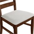 New Classic Furniture Pascal Wood Dining Chair in Walnut (Set of 2)